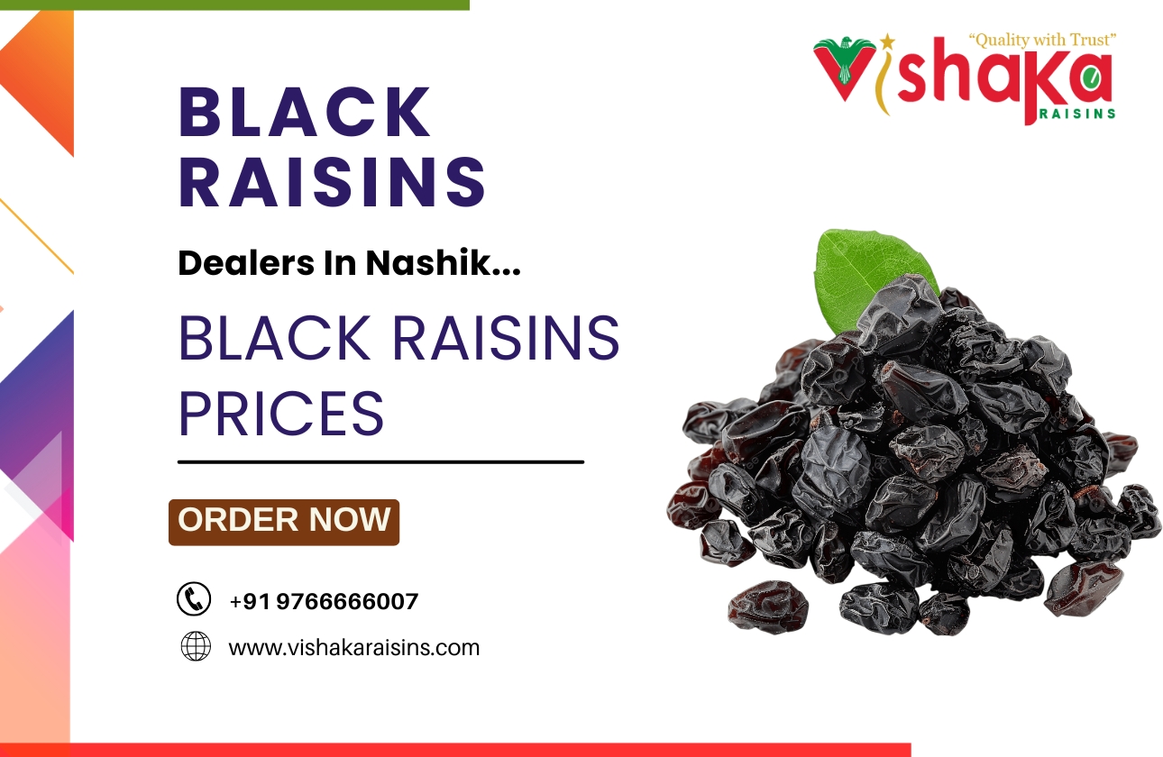 Trusted Black Raisins Dealers in Nashik – Premium Quality Black Raisins at Best Prices in India