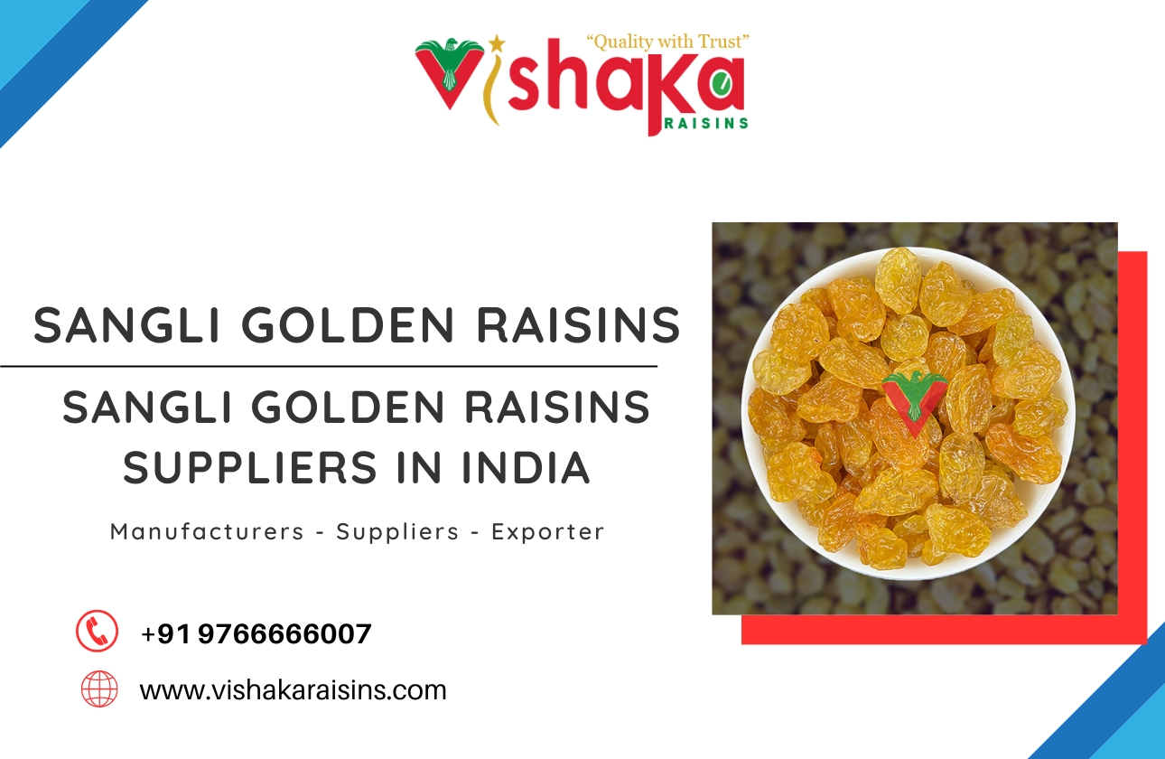 Top Sangli Golden Raisins Dealers | Best Sangli Golden Raisins Prices | Fresh Sangli Golden Raisins in Nashik by Vishaka Raisins